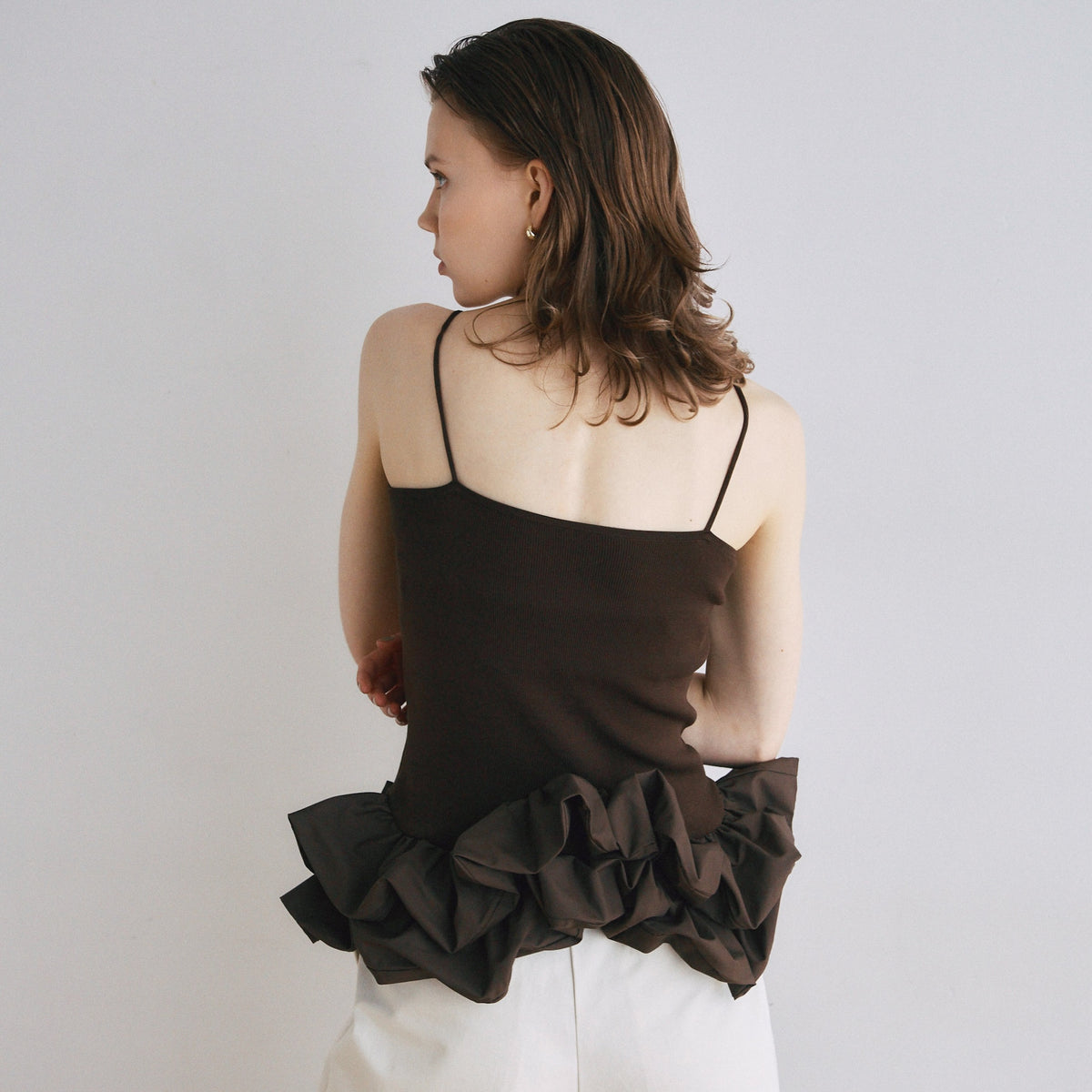 Knit Docking Balloon Camisole