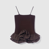Knit Docking Balloon Camisole