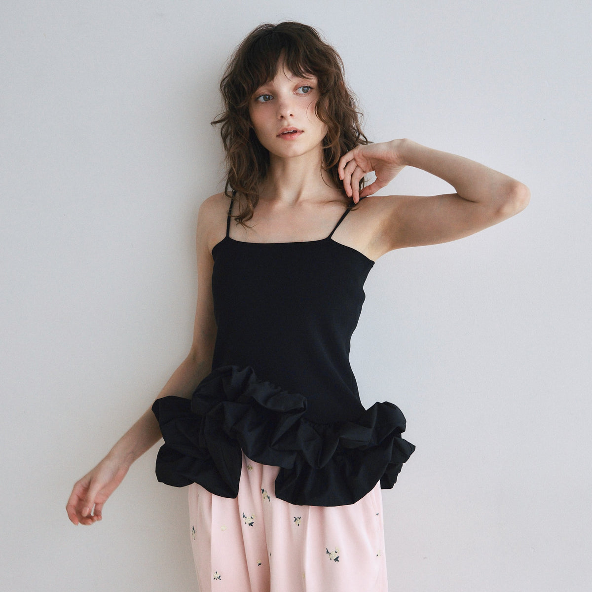 Knit Docking Balloon Camisole