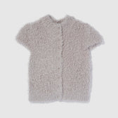 Poodle Yarn 2-Way Neck Top