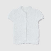 Poodle Yarn 2-Way Neck Top