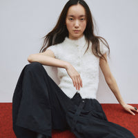Poodle Yarn 2wayネックトップス