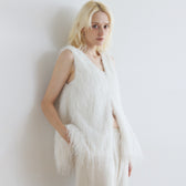 Feather Fringe Balloon Vest