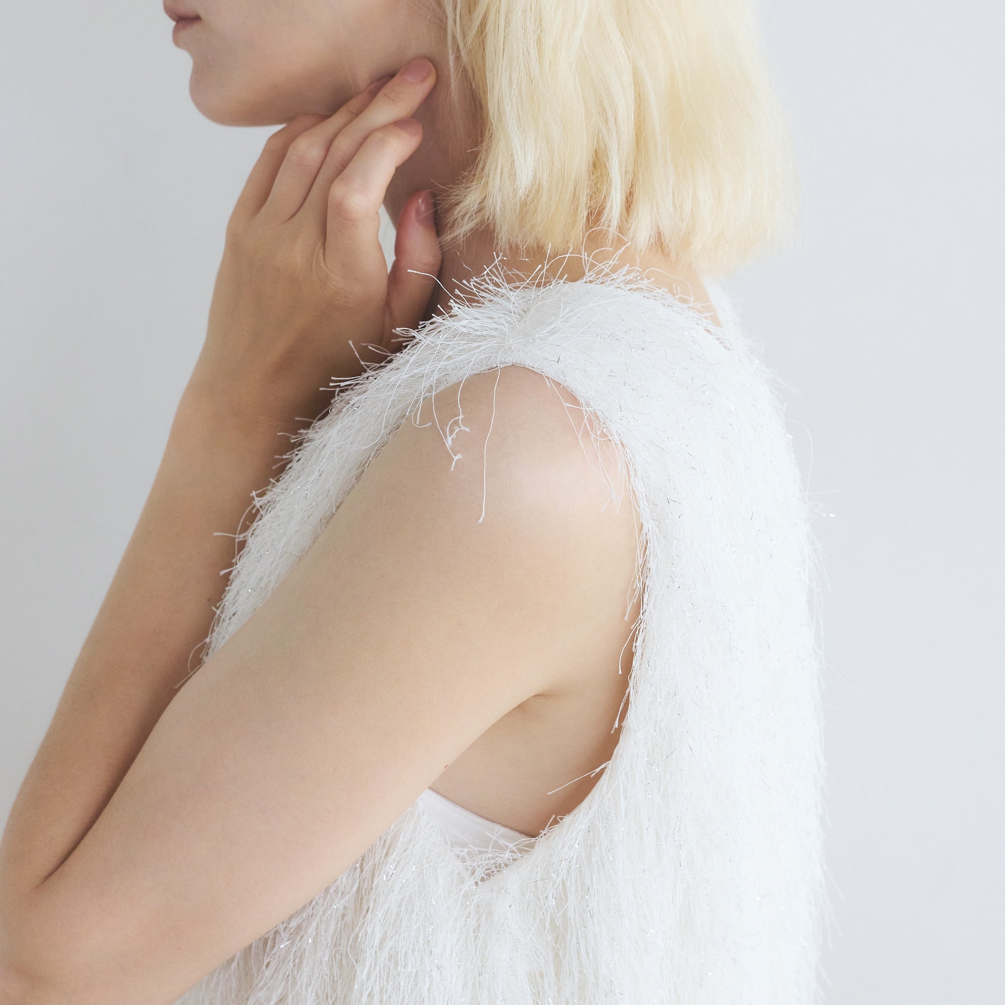 Feather Fringe Balloon Vest