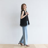 Feather Fringe Balloon Vest