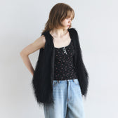 Feather Fringe Balloon Vest