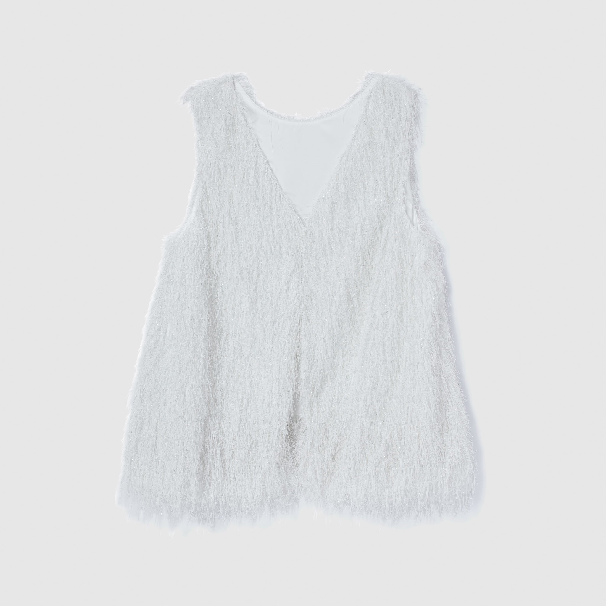 Feather Fringe Balloon Vest