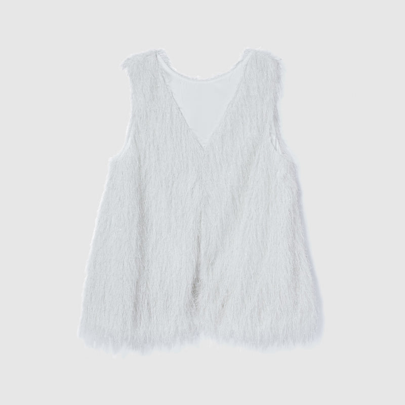 Feather Fringe Balloon Vest