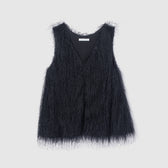 Feather Fringe Balloon Vest