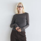 Back Hole Lace-Up Top