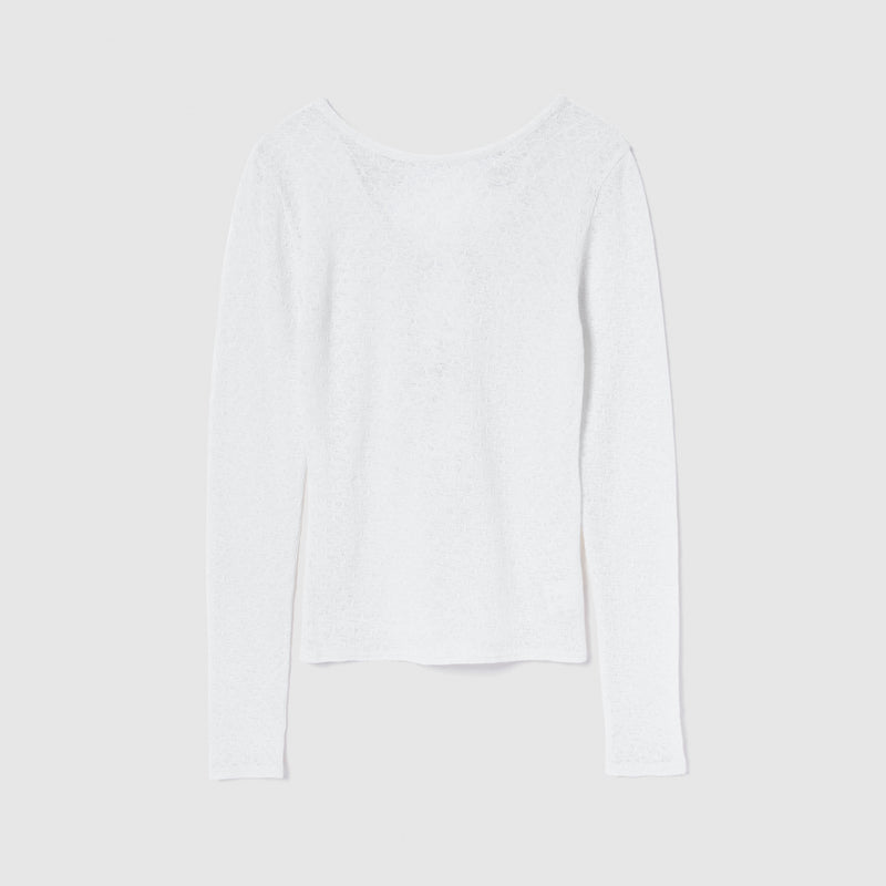 Back Hole Lace-Up Top