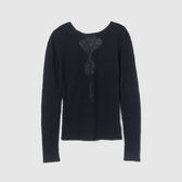 Back Hole Lace-Up Top