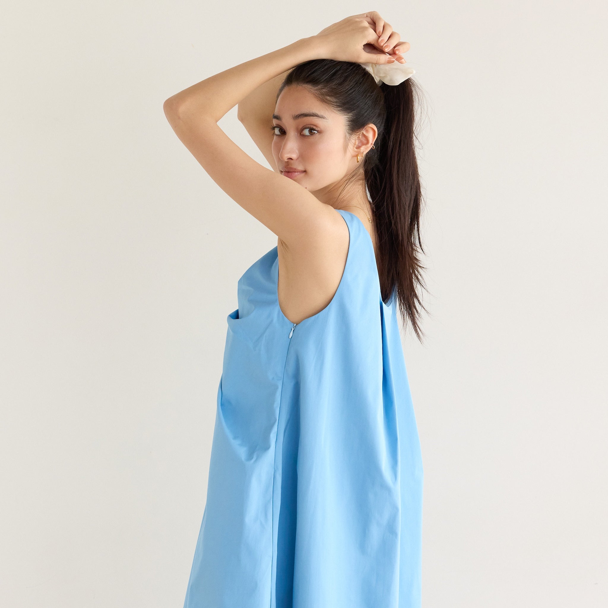Front Twist Flare Dress