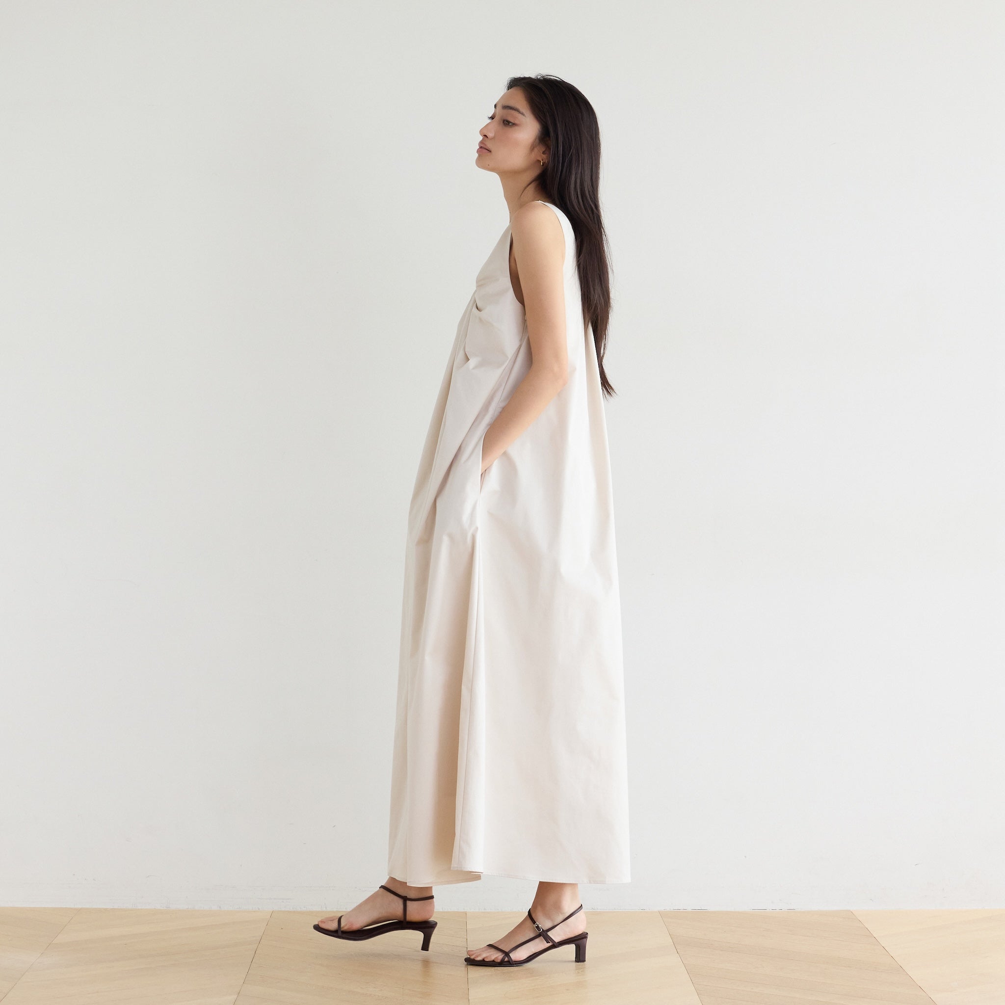 Front Twist Flare Dress
