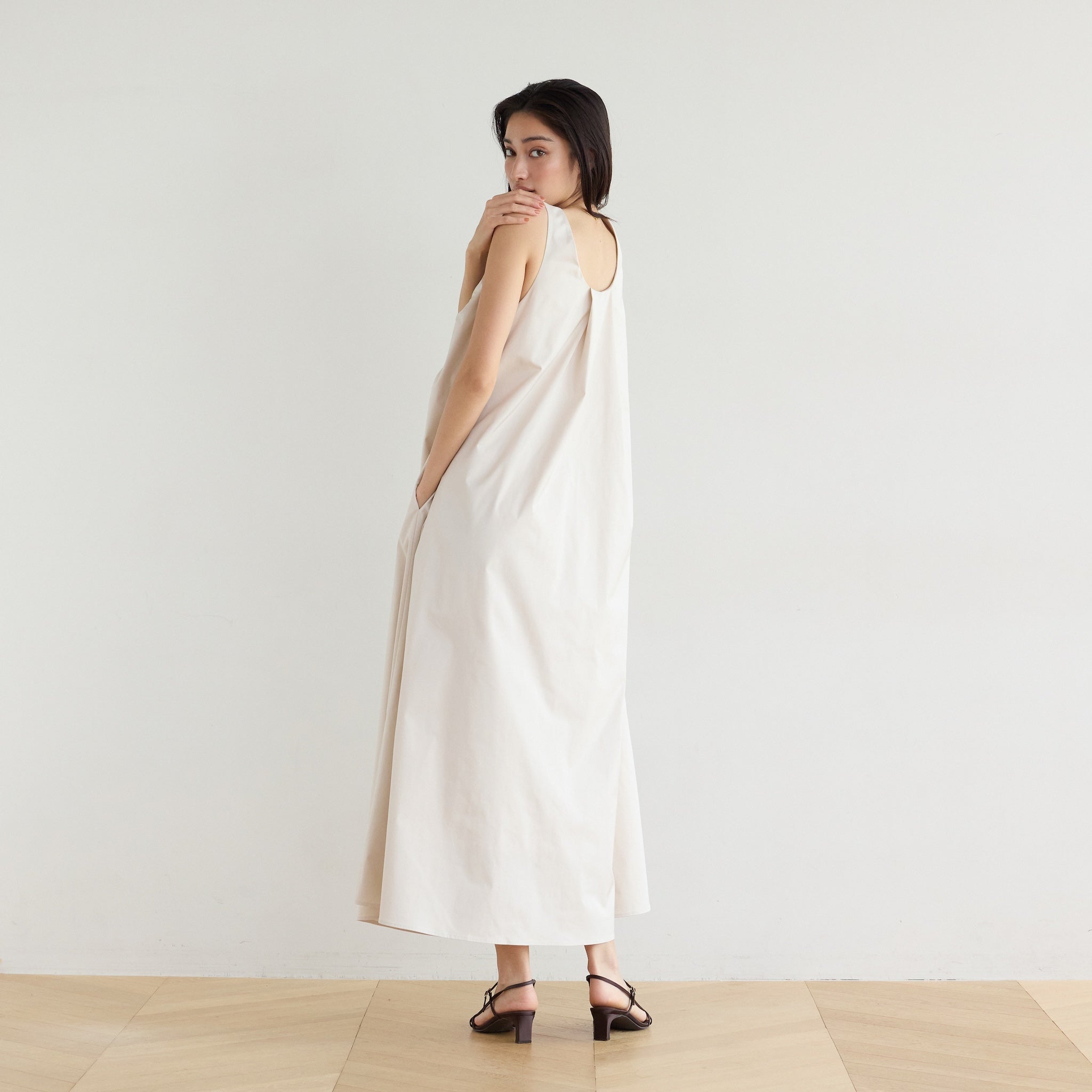 Front Twist Flare Dress