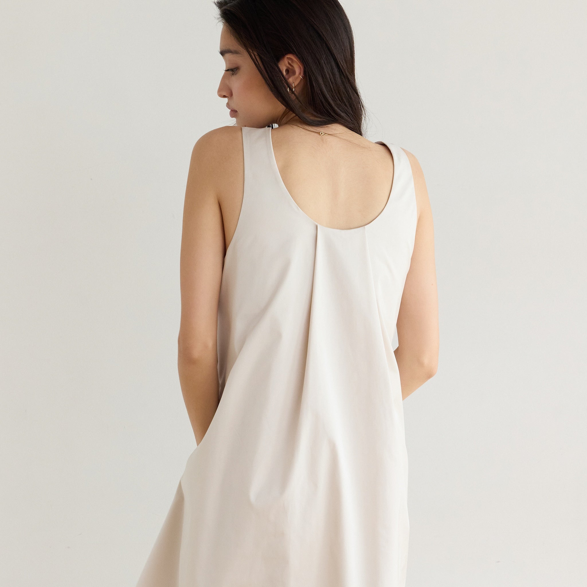 Front Twist Flare Dress