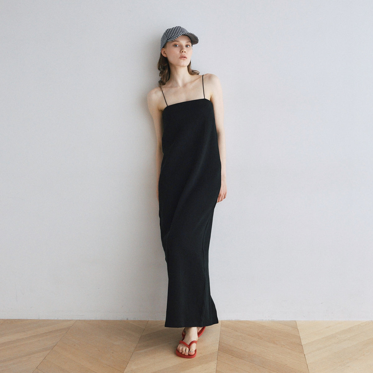 C/L 2FACEストレートキャミドレス