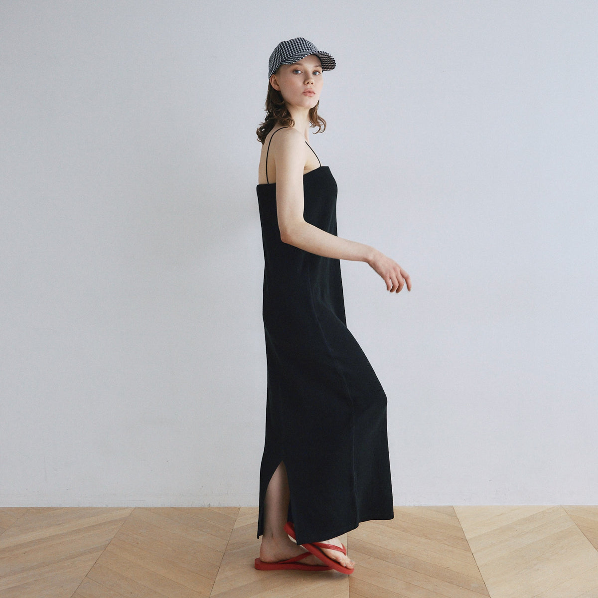 C/L 2FACEストレートキャミドレス