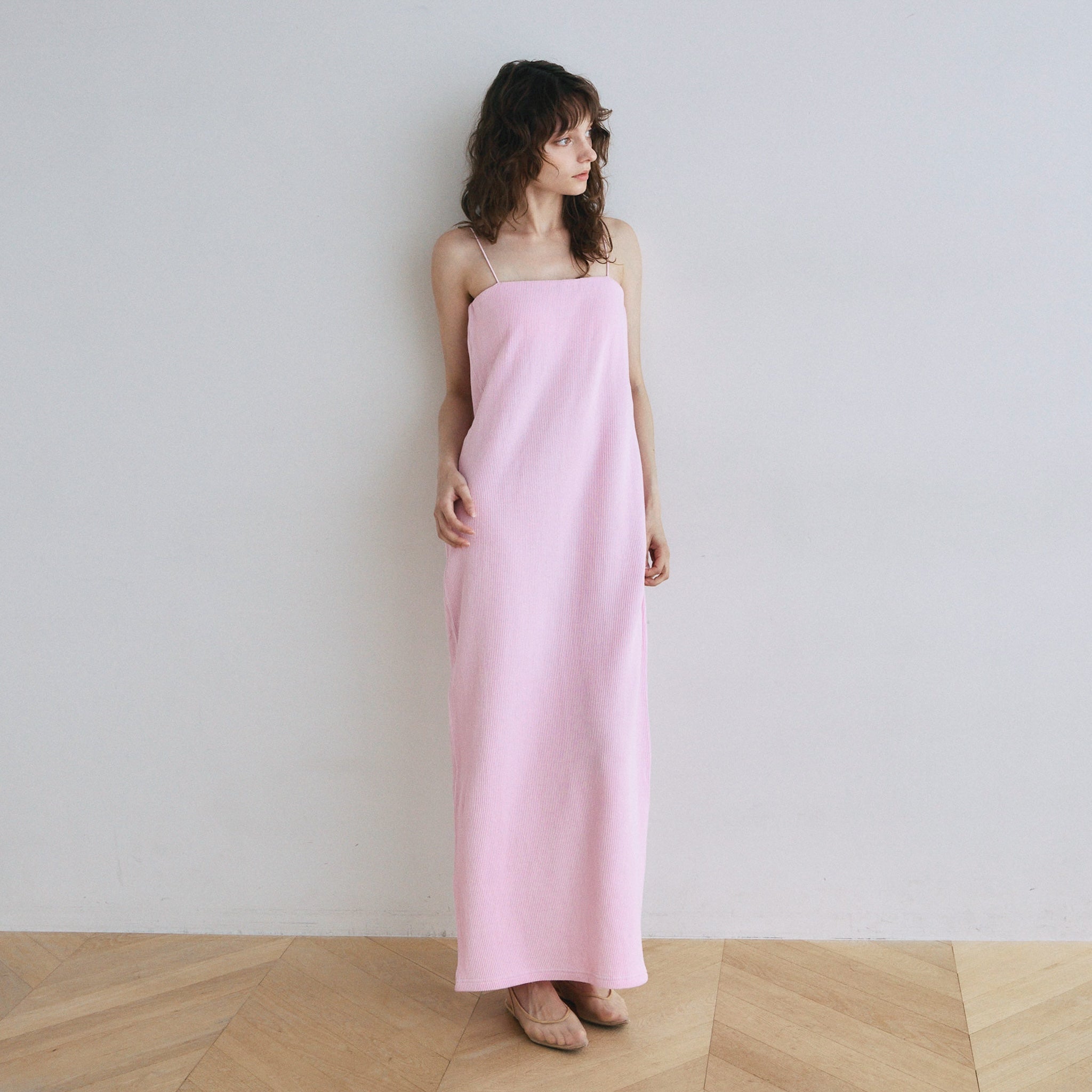 C/L 2FACEストレートキャミドレス