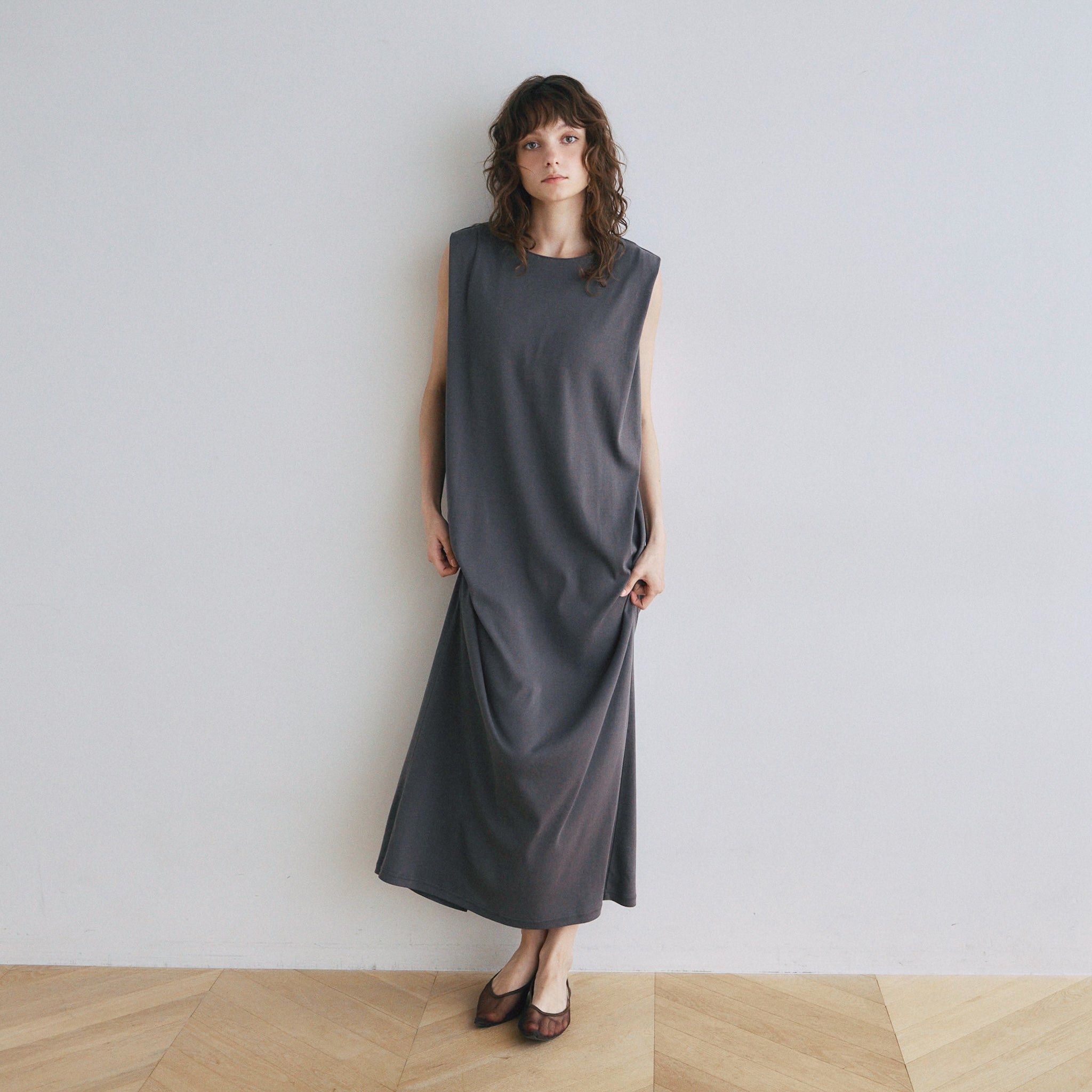 パッドin Hemp Cottonカットドレス