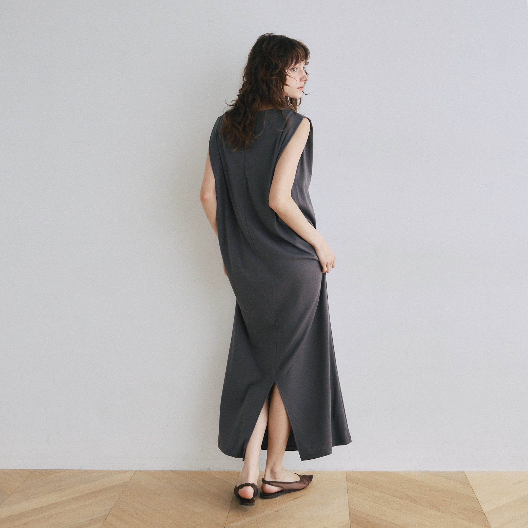 パッドin Hemp Cottonカットドレス