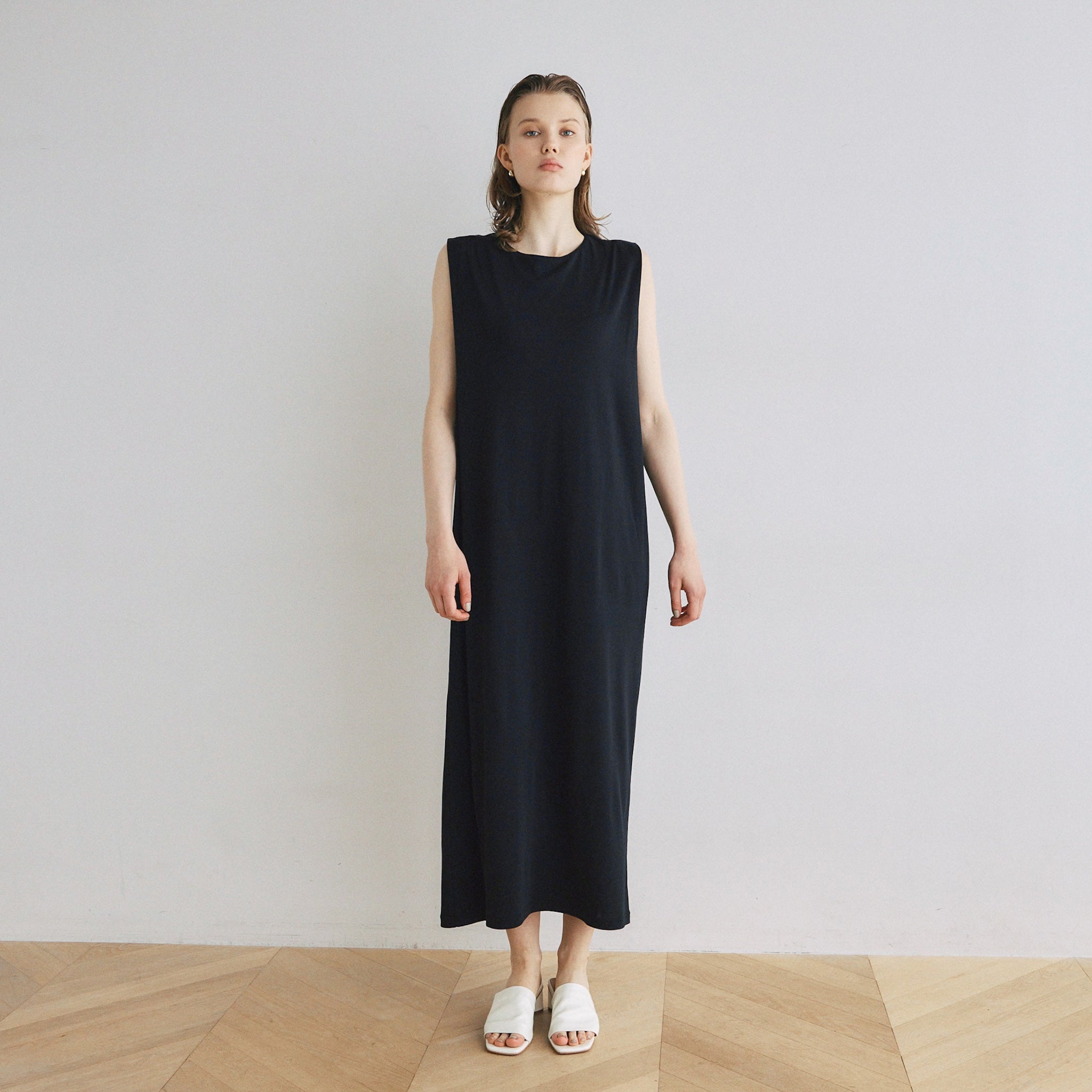 パッドin Hemp Cottonカットドレス