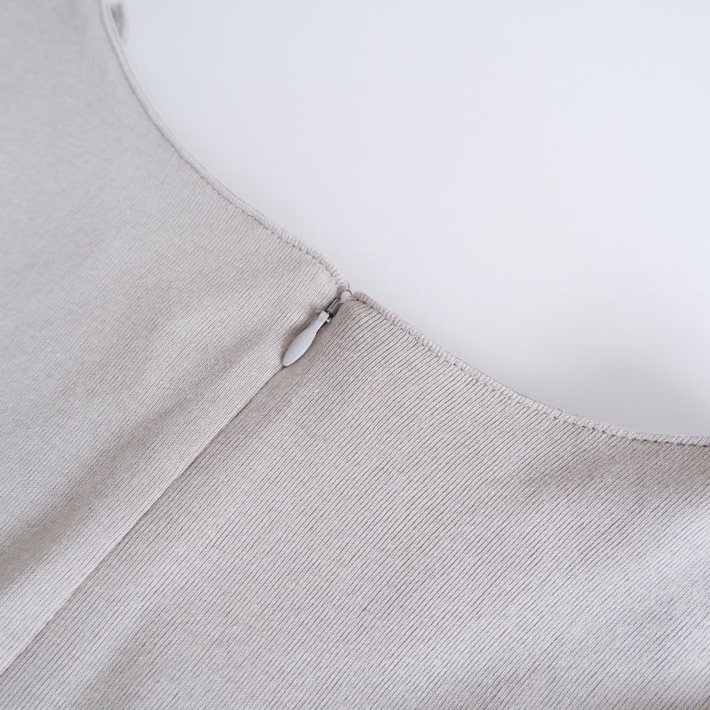 パッドin Hemp Cottonカットドレス