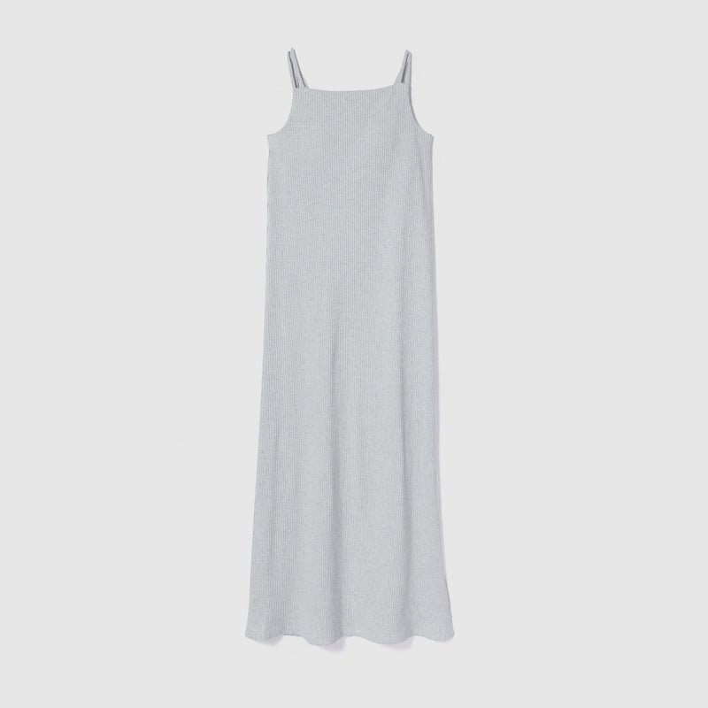 Double Strap Rib Cami Dress
