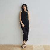 Fit Pad Boat Neck I-Line Dress