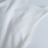 Pad-in back-open boat neck dress