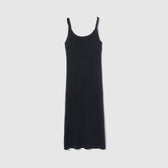 Twist Strap Waffle Dress