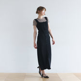 Recycled Tencel Front Button Dress