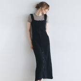Recycled Tencel Front Button Dress