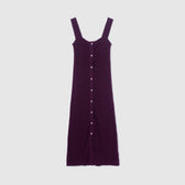 Recycled Tencel Front Button Dress