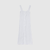 Recycled Tencel Front Button Dress