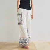 Garden Emb Gathered Pants