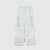 Garden Emb Gathered Pants
