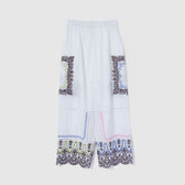 Garden Emb Gathered Pants