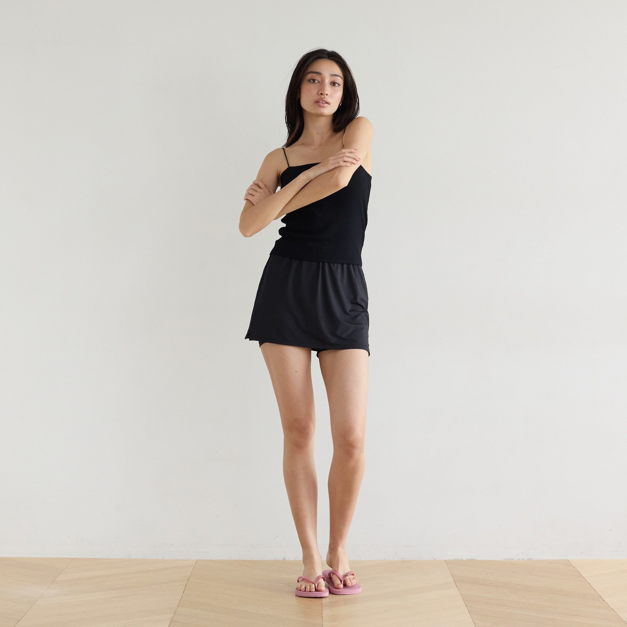 UV Cut Quick Dry Skirt with Half Leggings