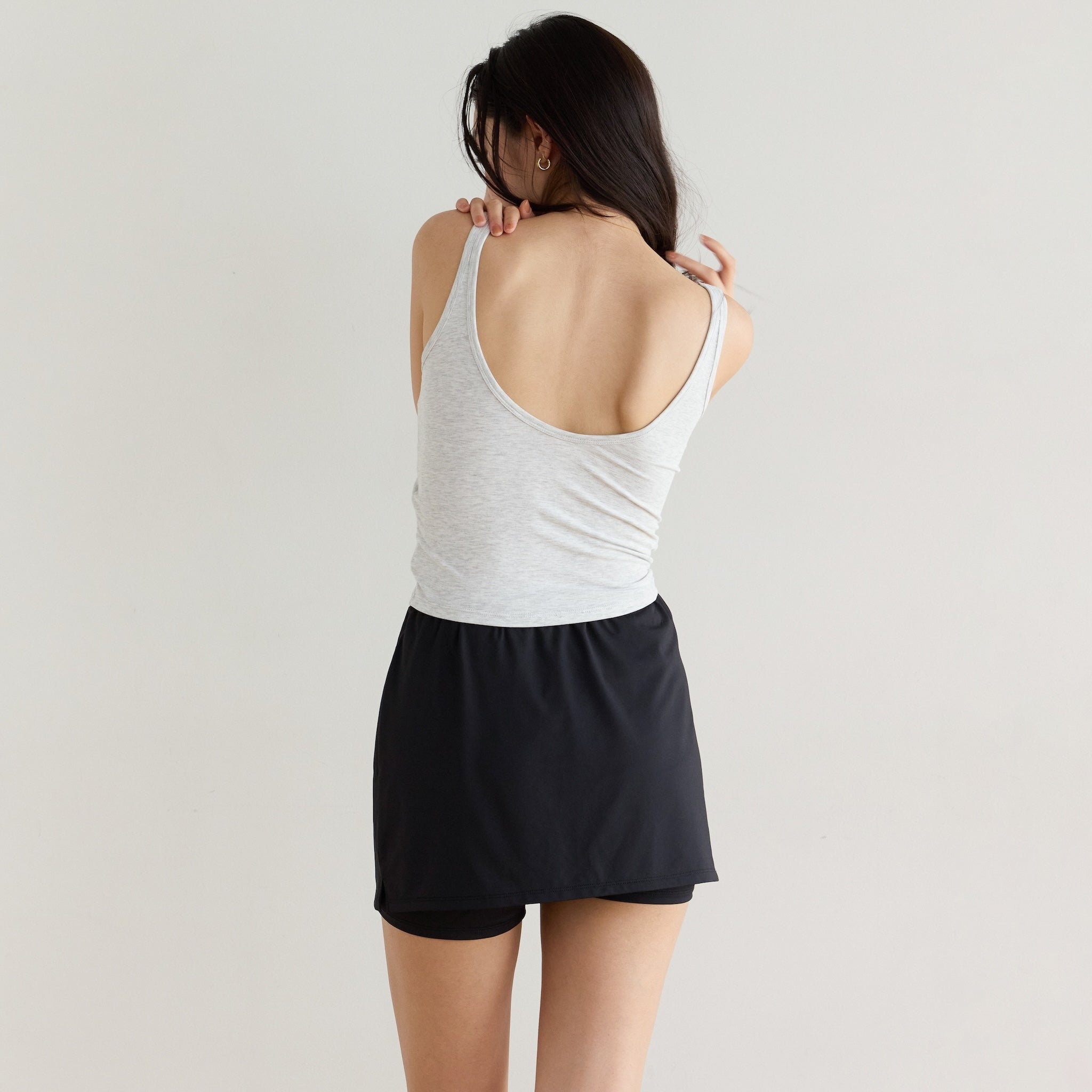 UV Cut Quick Dry Skirt with Half Leggings