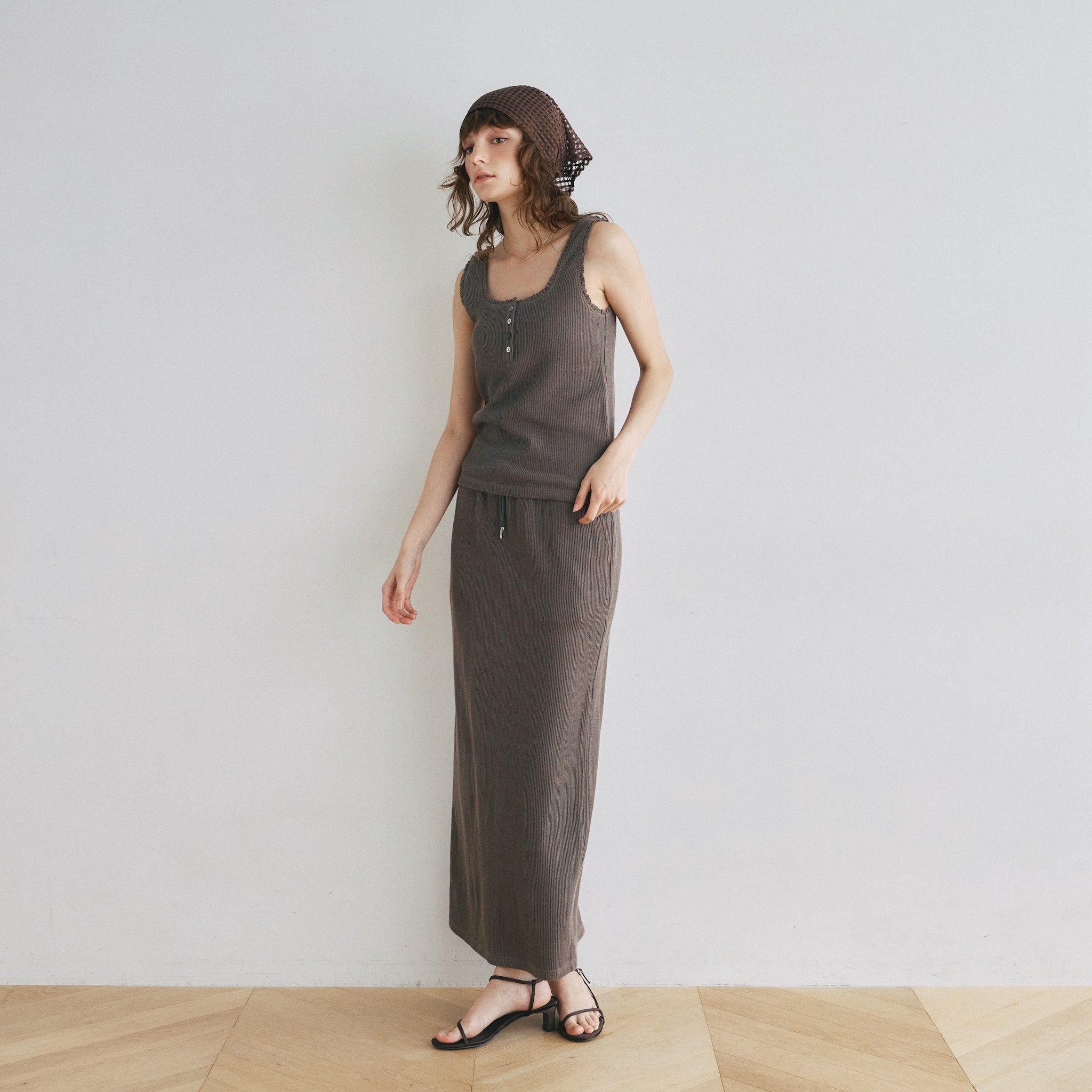 C/L 2FACE Relax Long Skirt