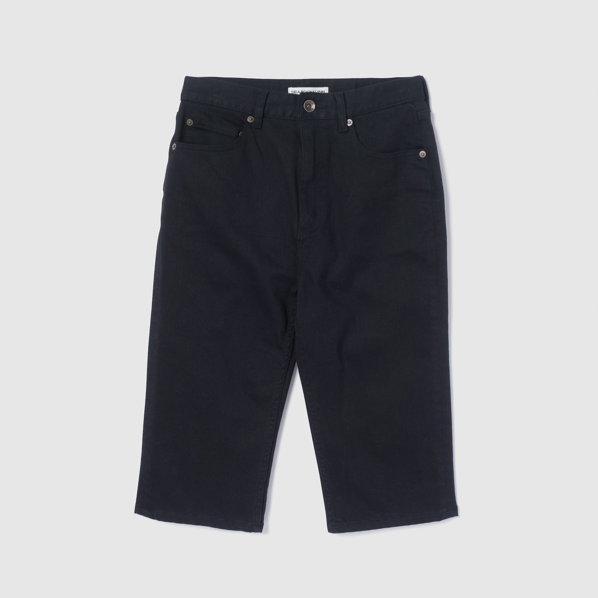 Stretch Denim Slimハーフパンツ