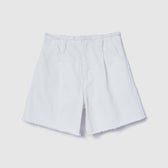 カットオフDenim tuckハーフパンツ
