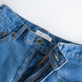 Cut-off Denim Bermuda Shorts