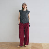 Front Seam Relaxed Work Pants