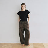 Front Seam Relaxed Work Pants