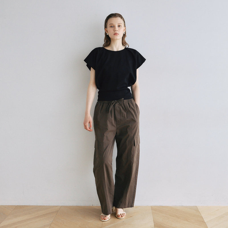 Front Seam Relaxed Work Pants