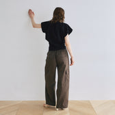 Front Seam Relaxed Work Pants