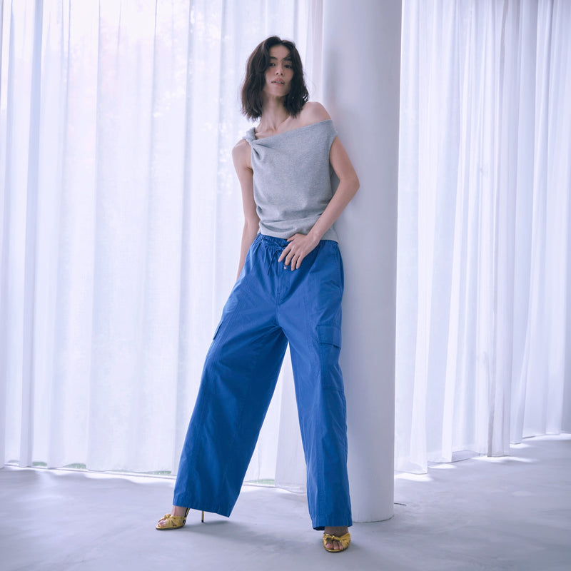 Front Seam Relaxed Work Pants