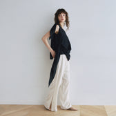 Side Slit Easy Satin Pants